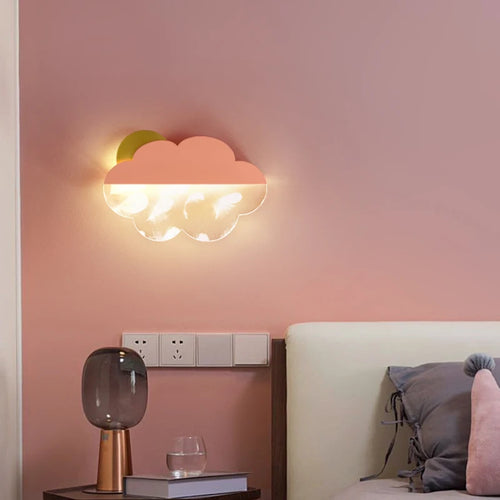 appliques murales nuages en plumes pour décoration enfant - vue 2 sur 12