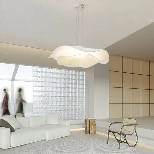 lustre en tissu à led pour un intérieur moderne et minimaliste - vue 2 sur 9