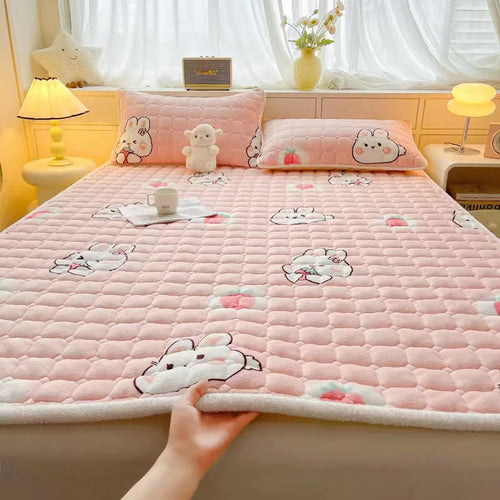 surmatelas en velours chaud épais pour un confort optimal - vue 16 sur 15