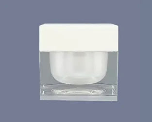 pot en acrylique carré rechargeable pour crème cosmétique - vue 14 sur 28