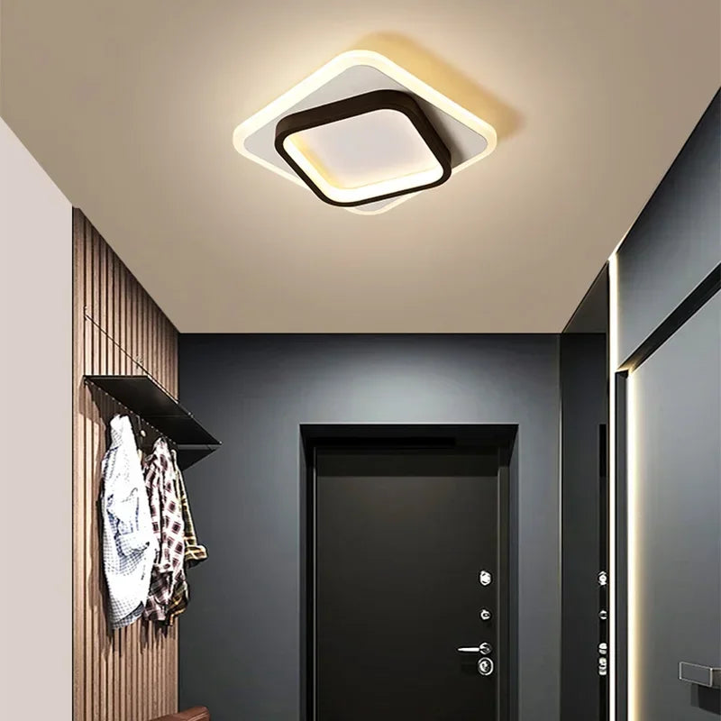 plafonnier led design moderne luminaire décoratif d'intérieur idéal - vue 5 sur 12