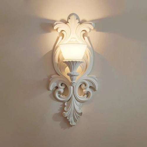 applique murale rétro française sculptée nordique de luxe décorative - vue 2 sur 7
