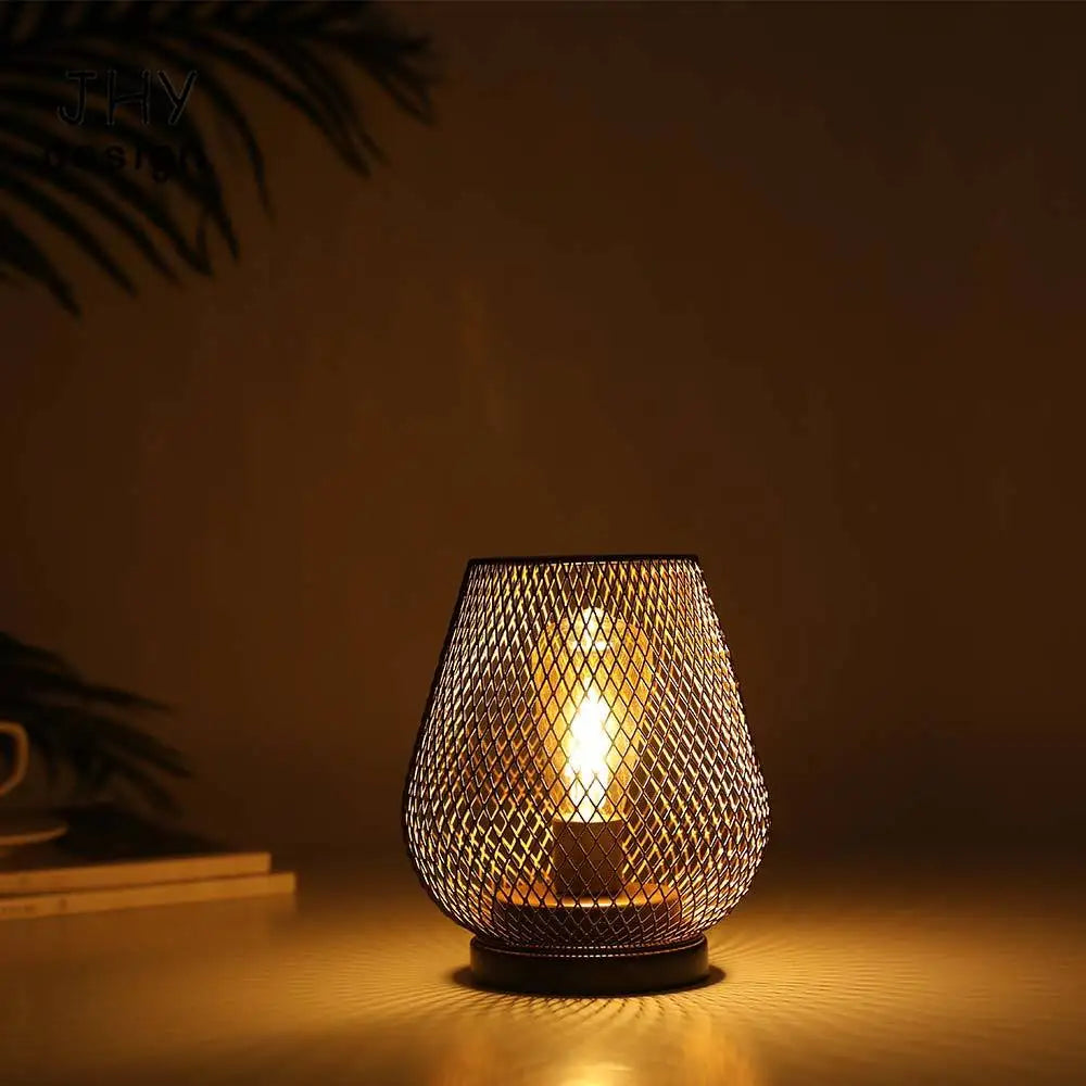 lampe de table en métal pour événements intérieurs et extérieurs - vue 5 sur 9