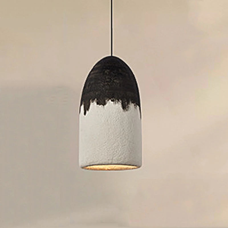 Suspension moderne noir et blanc suspension LED créative Restaurant café Droplight chambre