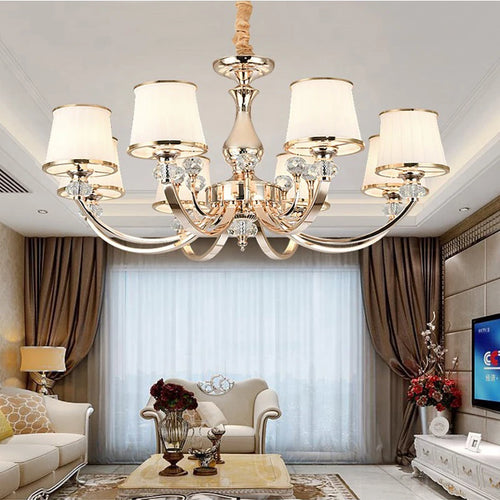 lustre en cristal de luxe pour décoration élégante - vue 6 sur 14