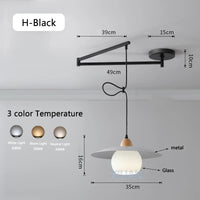 suspension nordiques led en bois massif pour restaurant