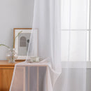 Voilage tulle extra long sur mesure hauts plafonds
