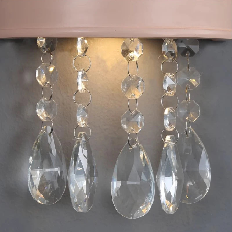 appliques murales en cristal pour chambre d'enfant moderne