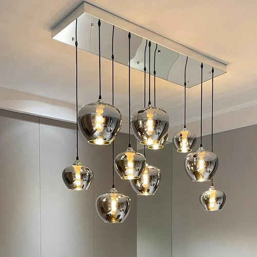 lustre en verre pour un éclairage intérieur élégant