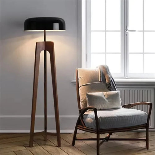 Lampadaire classique en bois - vue 2 sur 10