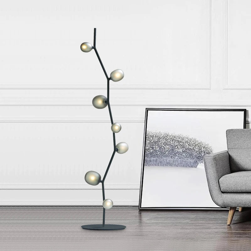 Lampe sur pied en verre de lierre au Design créatif nordique