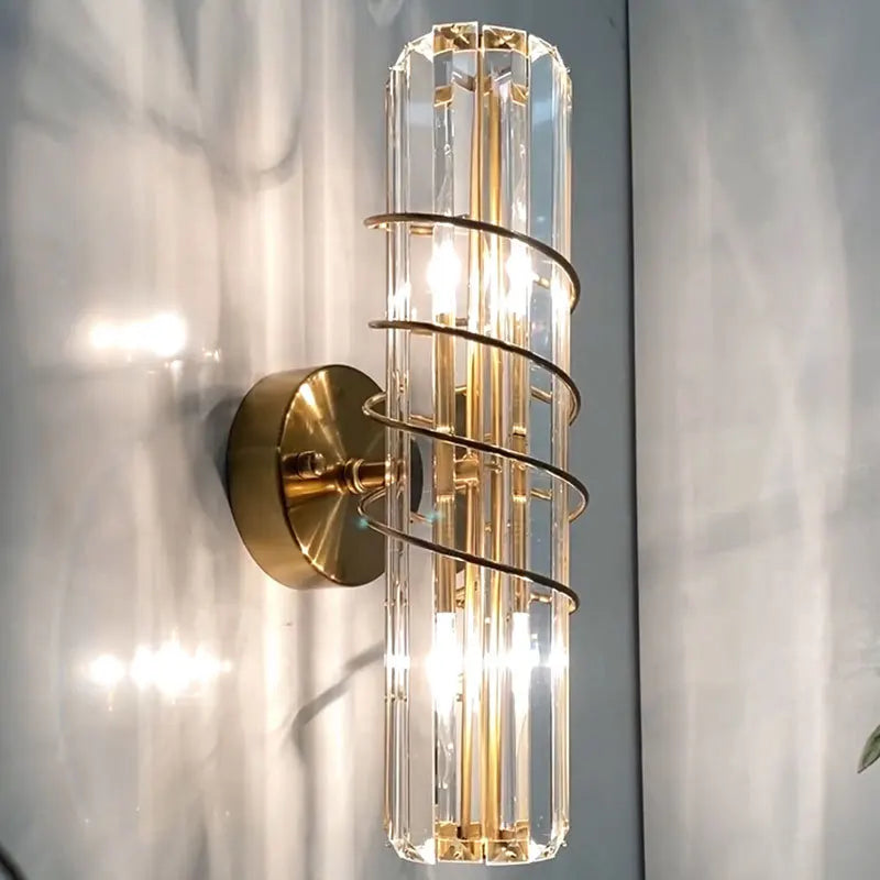 applique murale led cristal post-moderne simple décorative - vue 4 sur 7