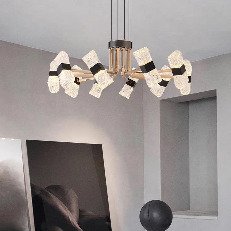 lustre décoratif éclairage intérieur lampes suspendues fantaisie