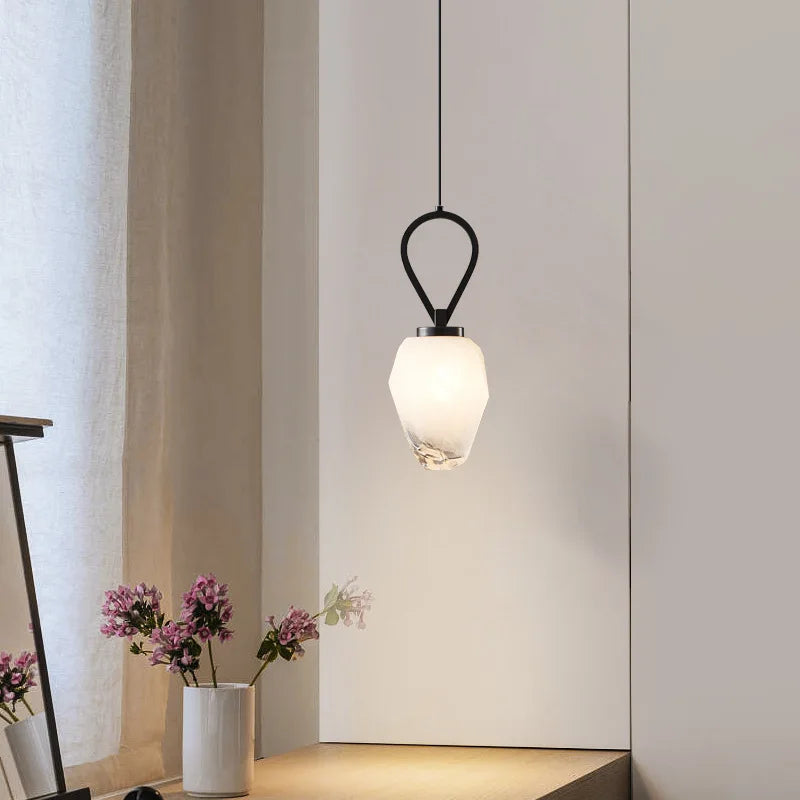 suspension lumineux led avec fil de cuivre réglable - vue 2 sur 7