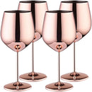 Lot 4 verres cocktail inox design creatif bar