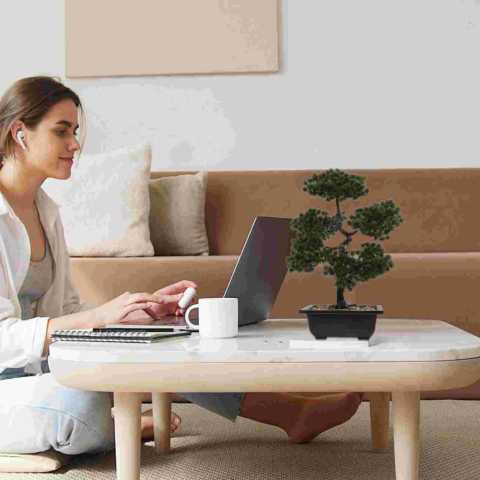 plante décorative en plastique pour intérieur élégant et moderne - vue 7 sur 8