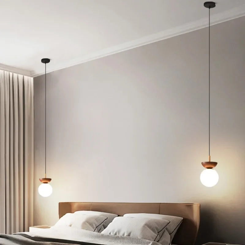 plafonnier led style japonais design nordique luminaire décoratif idéal - vue 6 sur 10