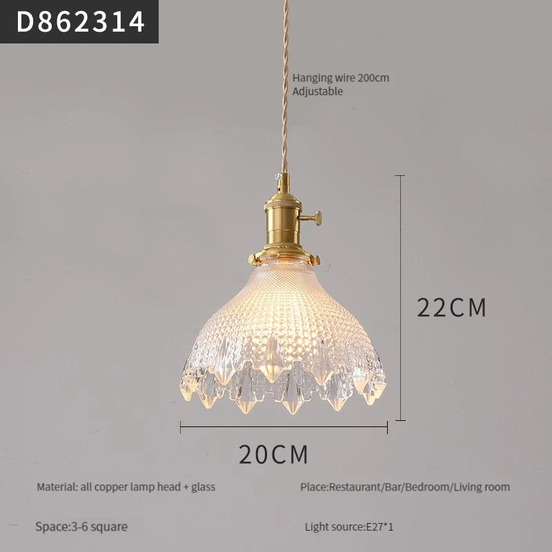 suspension moderne en laiton et verre pour intérieur - vue 27 sur 30