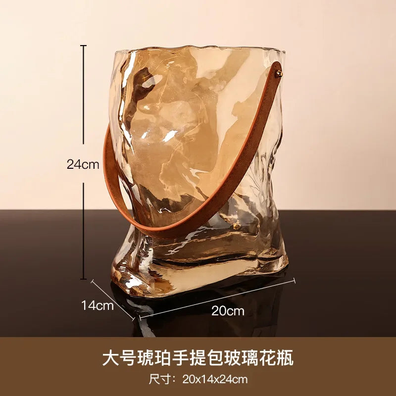 vase en verre terrarium hydroponique décoration moderne pour plantes - vue 9 sur 9