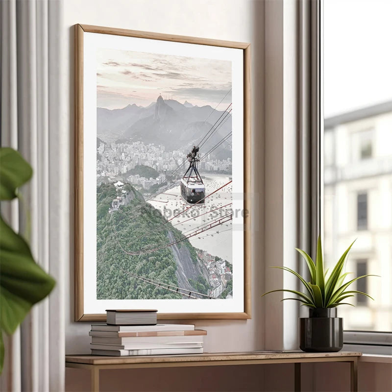 affiches de paysage de rio de janeiro pour décoration murale