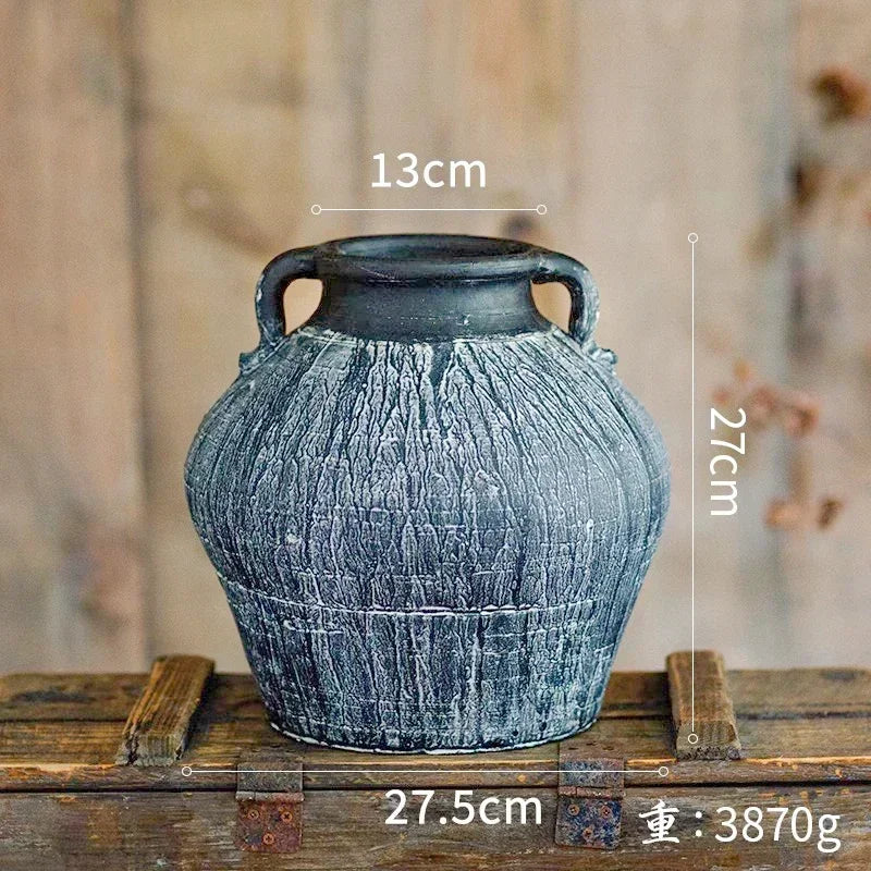 jardinières en poterie rustiques pour décoration intérieure et extérieure - vue 25 sur 25