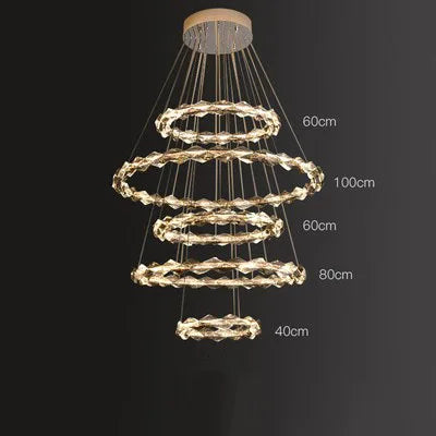 lustre moderne en cristal pour ambiance élégante et minimaliste - vue 14 sur 19