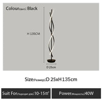 Lampe verticale LED bureau lumière Foom déco chambre