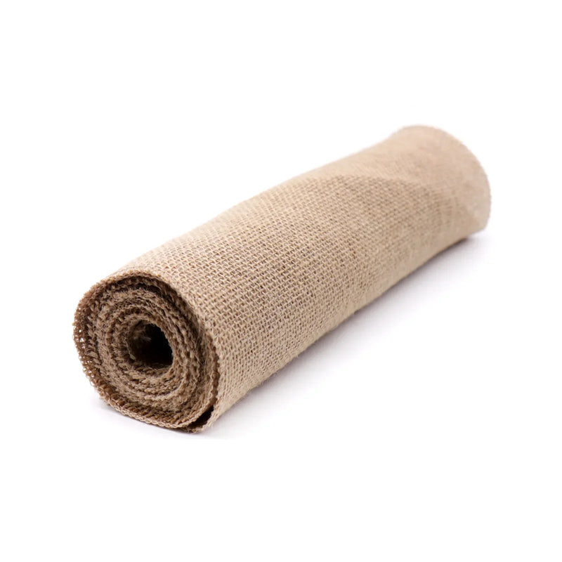 Chemin de table toile de jute style champetre