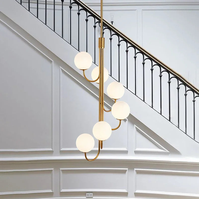 lustre moderne en verre lumineux pour décoration intérieure élégante - vue 7 sur 15
