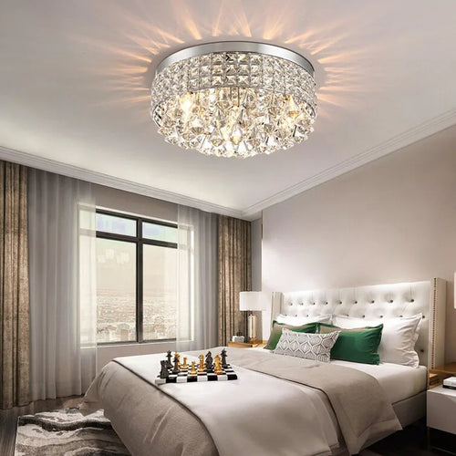 plafonnier en cristal design nordique moderne pour intérieur élégant - vue 6 sur 8