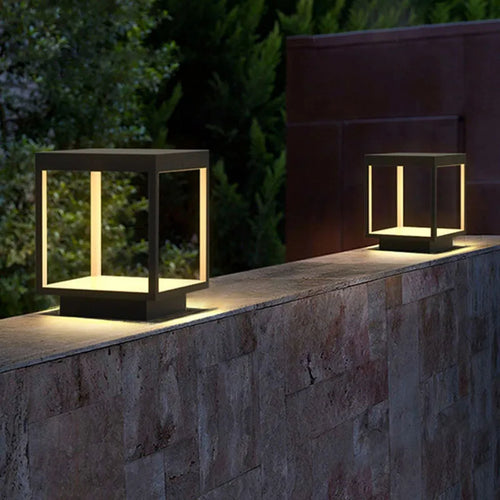 lampe extérieure led moderne et imperméable pour décoration jardin - vue 3 sur 9