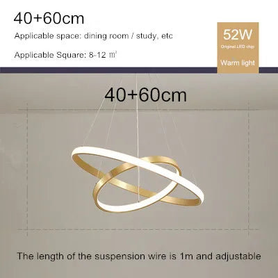 lustre moderne en style nordique avec télécommande et lumière led - vue 15 sur 30
