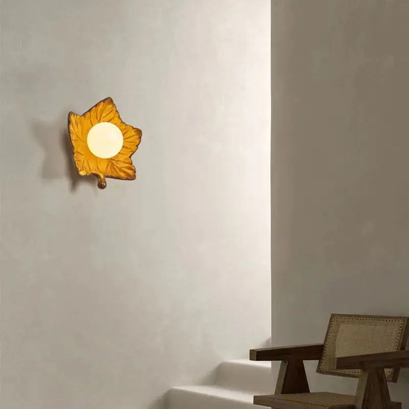 applique murale en résine design nordique moderne  lumière décorative - vue 4 sur 8