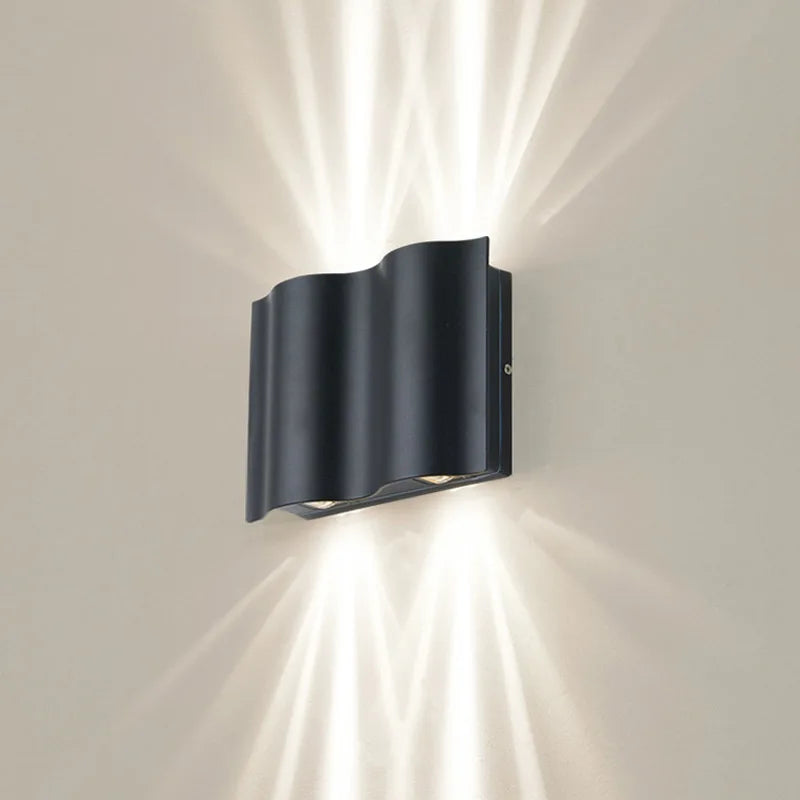 applique murale led étanche pour jardin et balcon en aluminium