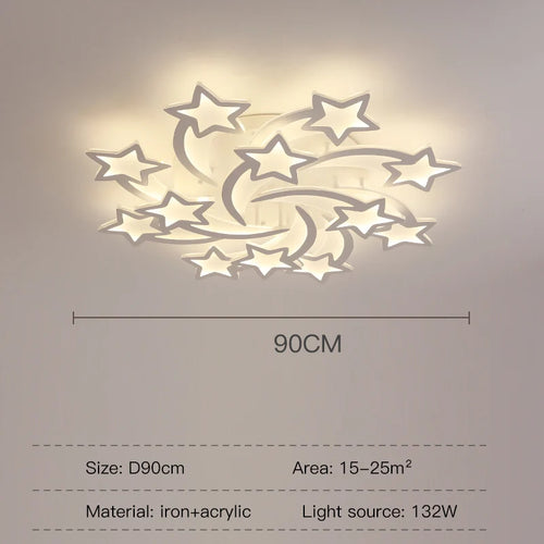 lustre créatif en forme de branche moderne en fer pour décoration intérieure - vue 13 sur 16