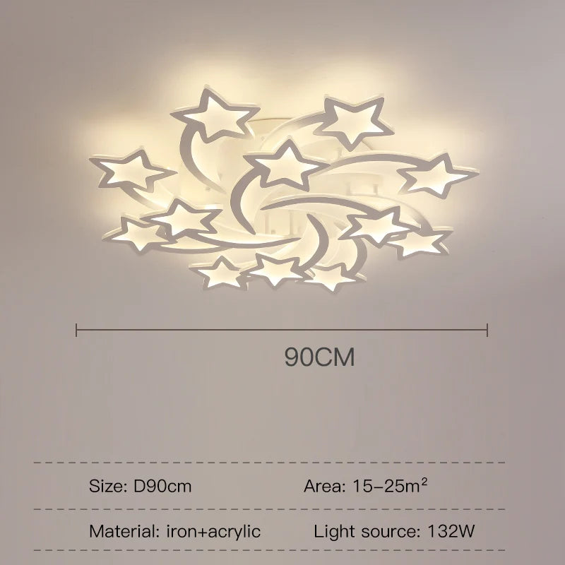 lustre créatif en forme de branche moderne en fer pour décoration intérieure - vue 12 sur 16
