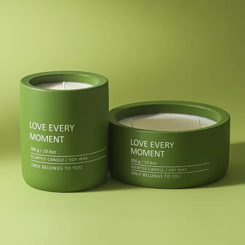 contenant à bougie en céramique fait main pour aromathérapie - vue 6 sur 11