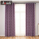 Rideau occultant moderne motifs infinis pour salon chambre