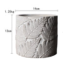 moule silicone pot fleurs béton motif vintage grand format