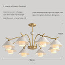 lampe de bureau en céramique et cuivre design moderne angle réglable