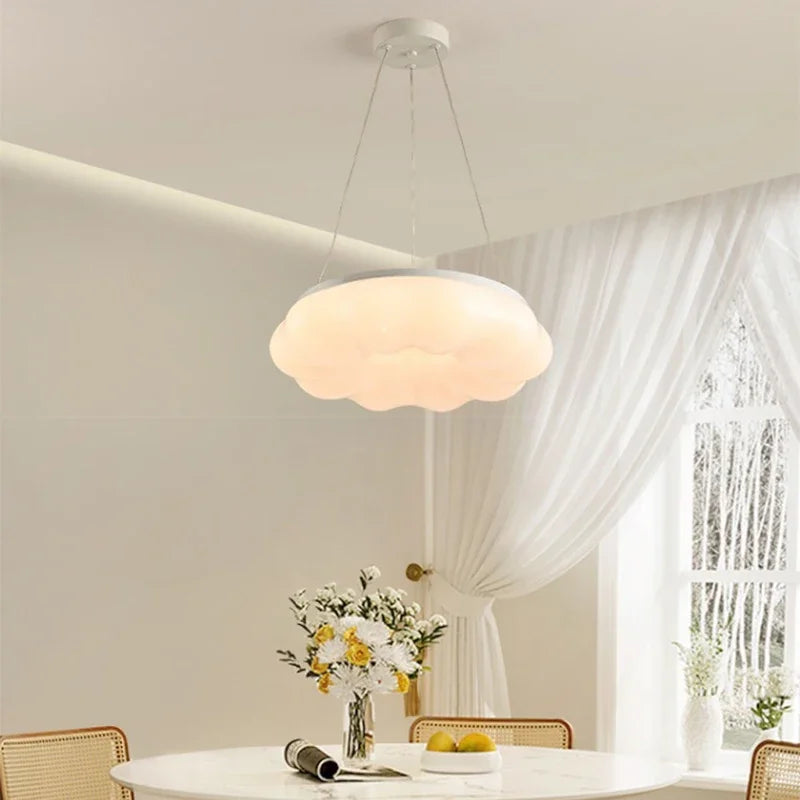 plafonnier led moderne en forme de nuage pour décoration intérieure - vue 7 sur 12