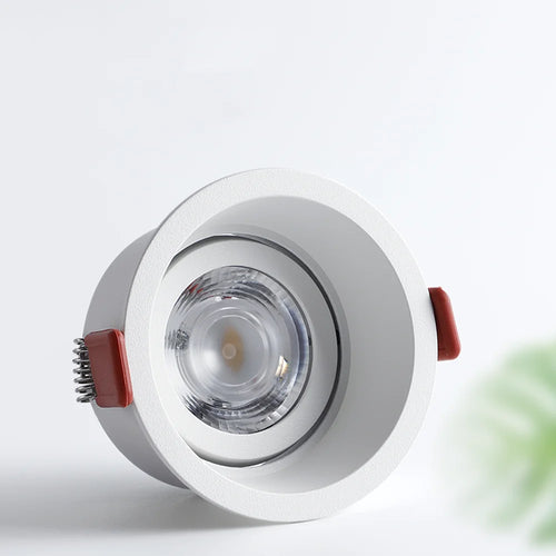 spot led rond encastrable anti-éblouissement réglable décoratif - vue 3 sur 6