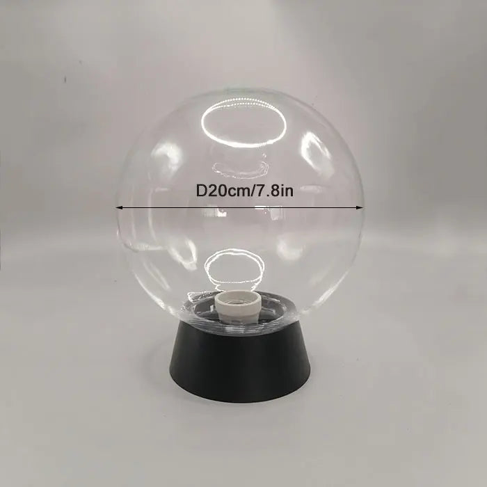 lampadaire extérieur globe noir pour éclairage de jardin et terrasse - vue 8 sur 15