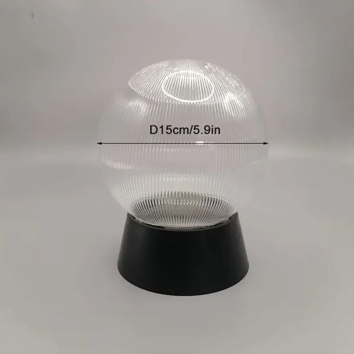 lampadaire extérieur globe noir pour éclairage de jardin et terrasse - vue 10 sur 15