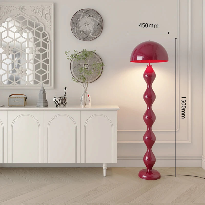 lampadaire butter gourd design créatif interrupteur à pied haut niveau - vue 8 sur 12