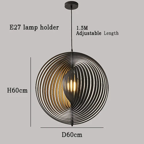 suspension en bois design nordique pour restaurant - vue 11 sur 12