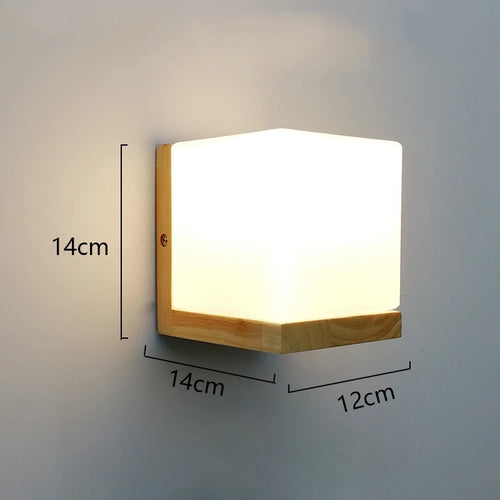 applique murale led en bois avec pot de plante nordique - vue 23 sur 23