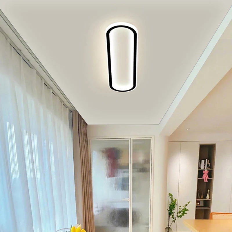Bande LED moderne plafonniers éclairage intérieur pour chambre robuste couloir porche salon lampes maison Lustre décorer