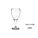 Verres a vin incassables sans pied reutilisables elegants