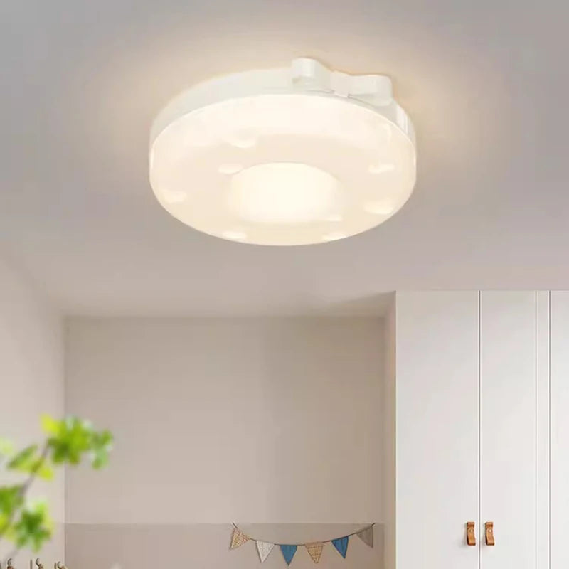 plafonnier forme de fromage pour pépinière de bébé fille - vue 5 sur 8